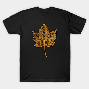 Autumn Leaf Design Artwork T-Shirt